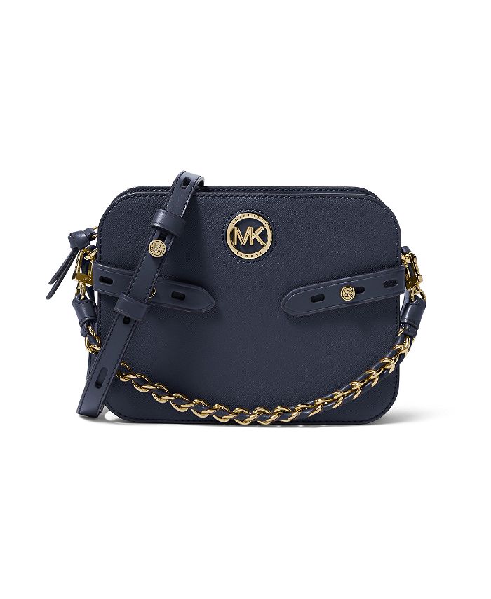 Michael Kors Carmen Camera Leather Crossbody - Macy's