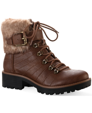Sun + Stone Jojo Cold-Weather Lug Sole Boots Created for Macy's Women's Shoes