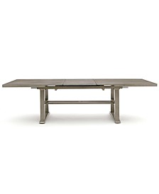 Wayland Aluminum 87" x 40" (extends to 110") Outdoor Extension Dining Table, Created for Macy's