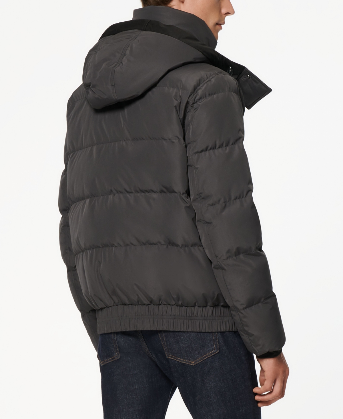 Marc new york men's down puffer jacket with fleece bib online