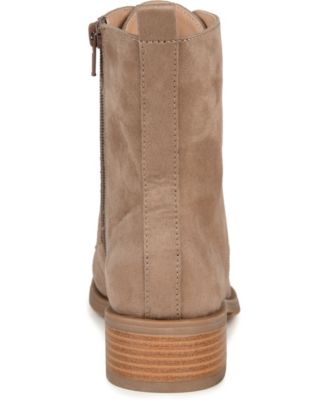 Women's Vienna Lace Up Stacked Heel Booties