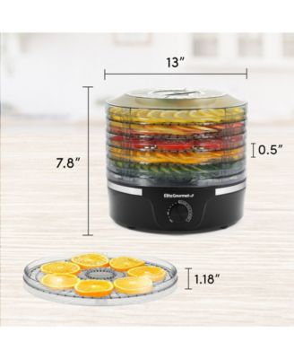 5-Tier Food Dehydrator Adjustable Temperature Control, Jerky, Herbs, Snacks