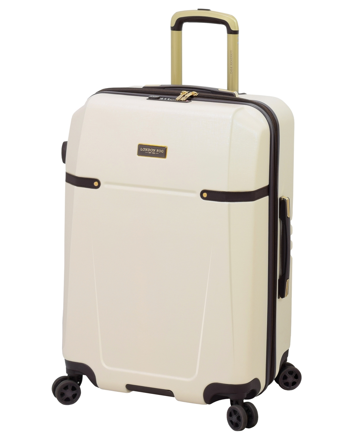 Closeout! London Fog Brentwood Ii 25" Expandable Hardside Spinner Luggage - Cream