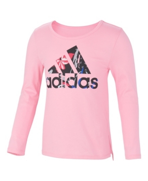 image of Little Girls Long Sleeve Side Vent Tee