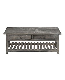 Wooden 2 Drawer Loft Coffee Table
