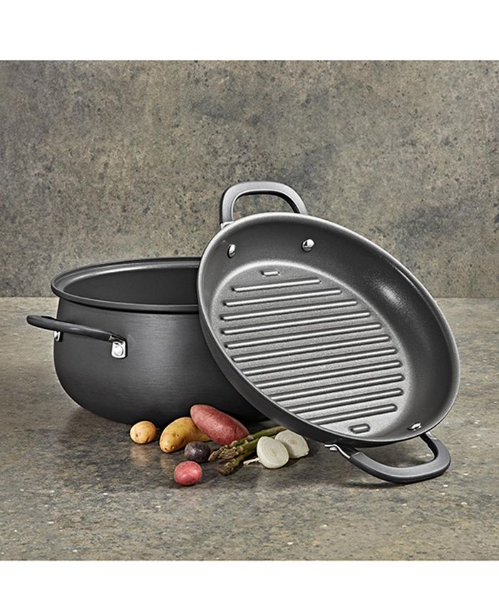 Belgique 2in1 Nonstick Aluminum 7.5Qt. Dutch Oven with Griddle Lid
