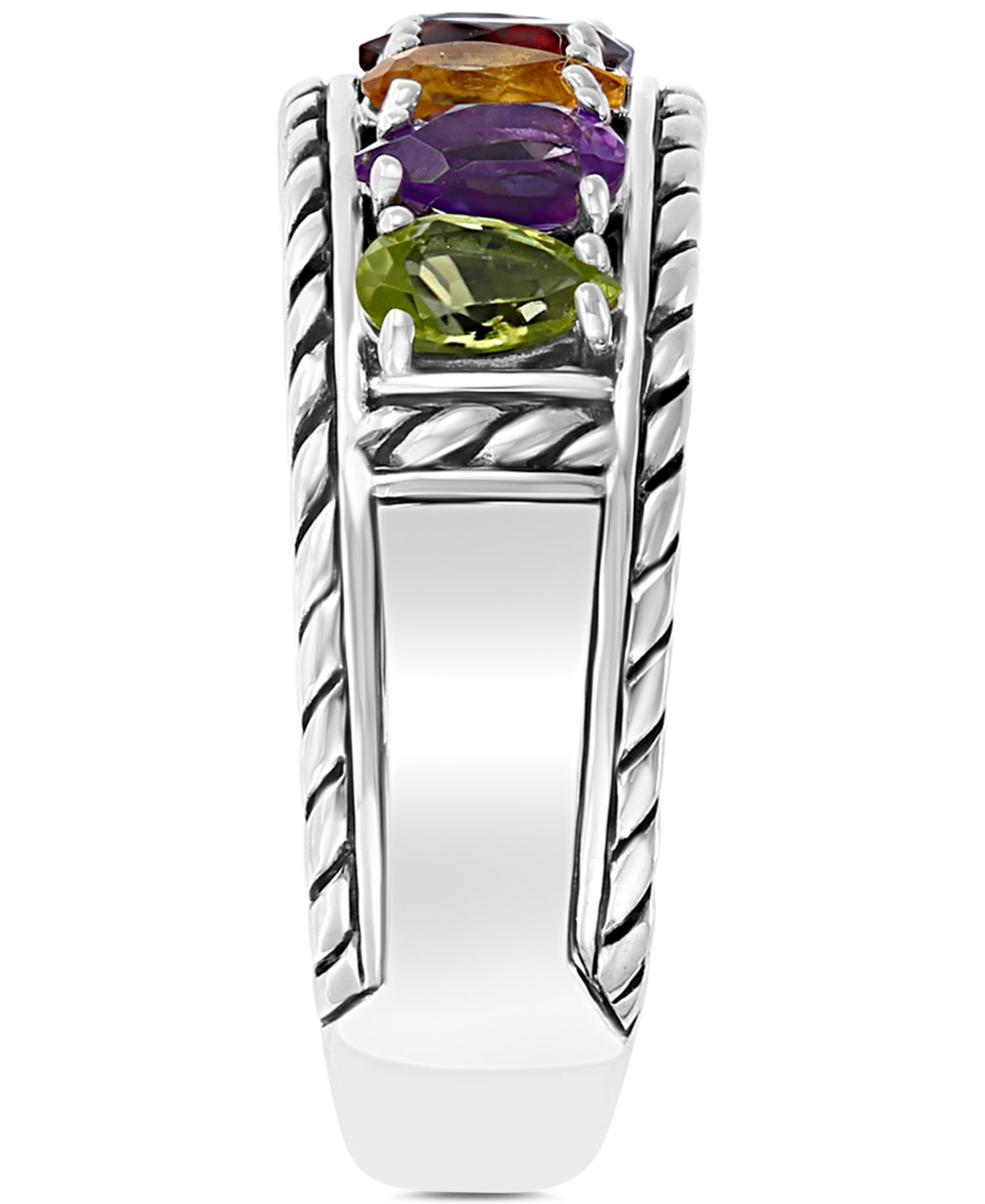 EFFY® Multi-Gemstone Statement Ring (1-5/8 ct. t.w.) in Sterling Silver
