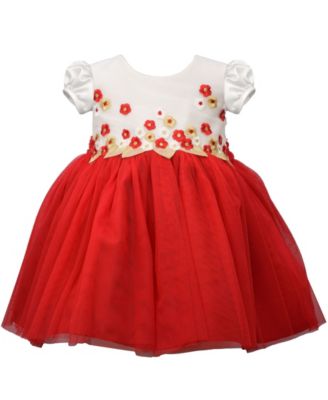 BONNIE CHECK  ORGANIC EMBROIDERED DRESS 3-7 YRS