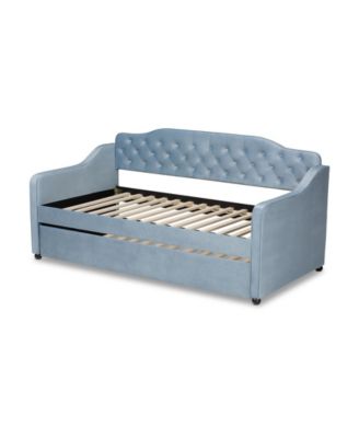 Freda Traditional and Transitional Twin Size Daybed with Trundle