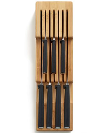 Joseph Joseph DrawerStore Bamboo 2 Tier Knife Organizer