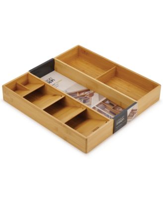 DrawerStore™ Bamboo Cutlery, Utensil & Gadget Organizer
