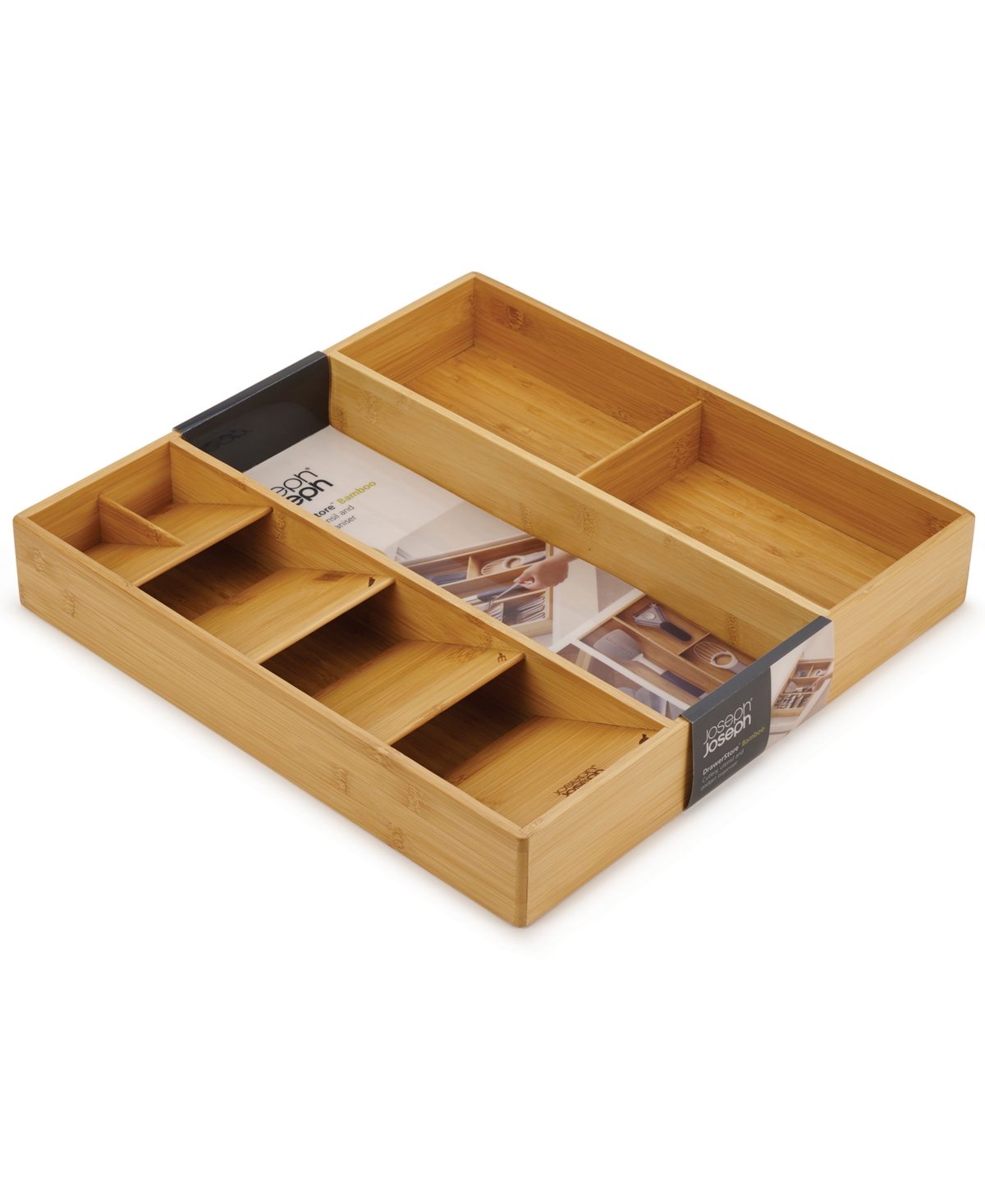 Joseph Joseph DrawerStore Bamboo Cutlery, Utensil & Gadget Organizer
