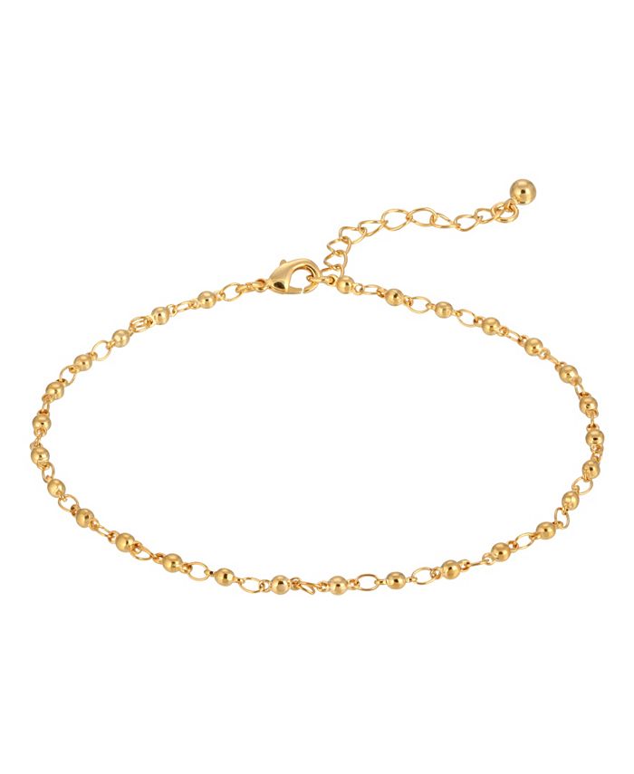 14k gold hotsell anklet macy's