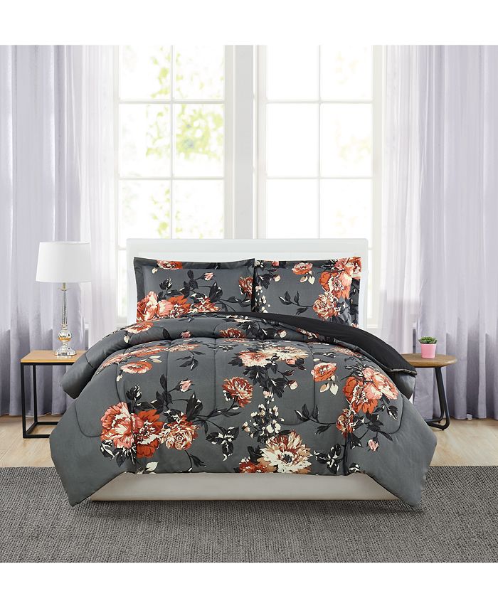 Pem America Manilla Floral 3-PC. Comforter Sets, Created for Macy's - Macy's