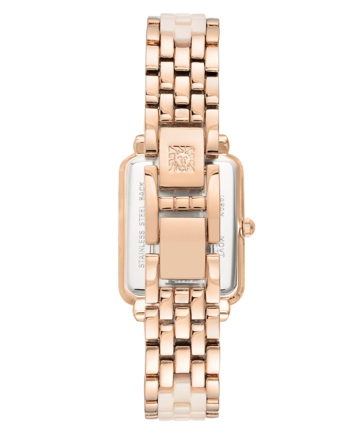 Shop Anne Klein Genuine Diamond Dial Rose Gold-tone And Light Pink Ceramic Bracelet Watch 32mm In No Color