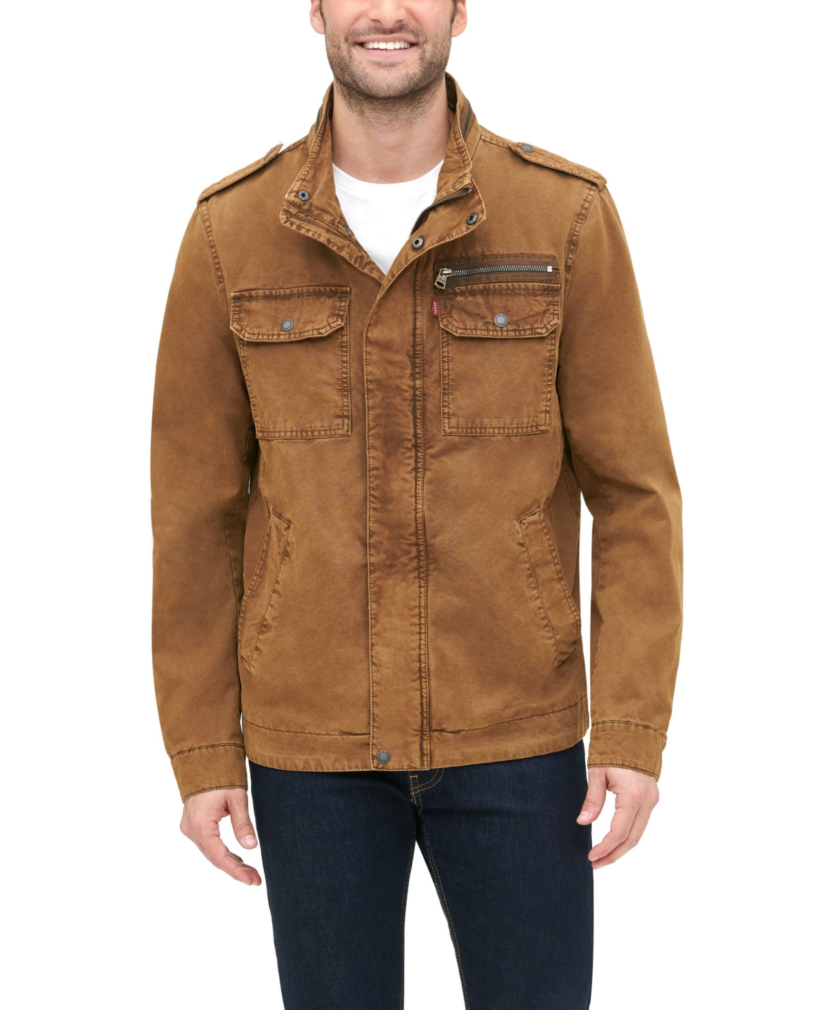 Shop Levi's Men's Field Jacket In Worker Brown