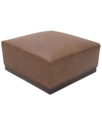 Furniture - Danyella 36" Leather Cocktail Ottoman