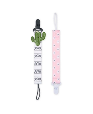 The Peanutshell Cactus Pacifier Tether Clip Set of 2