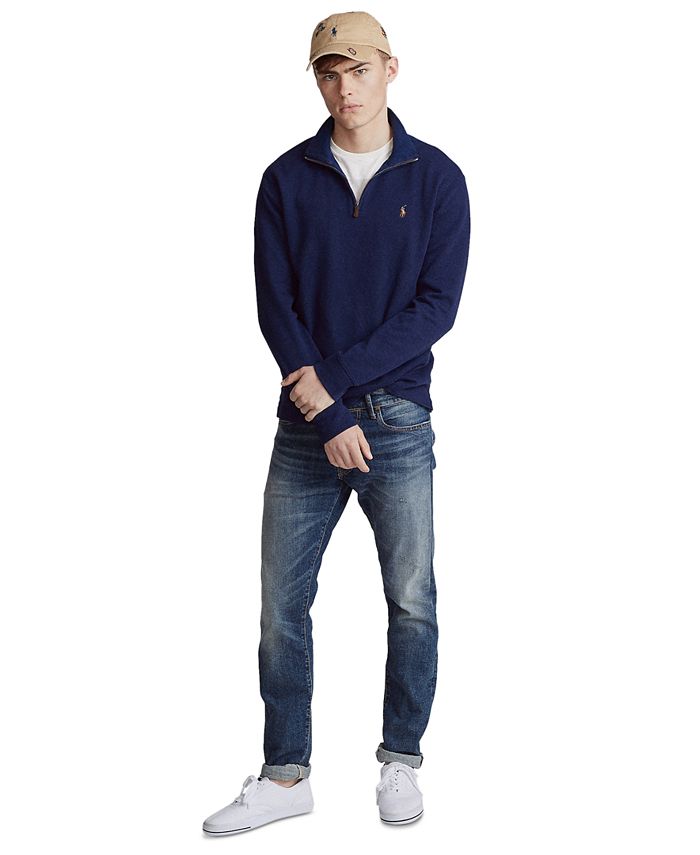 Polo Ralph Lauren Men's EstateRib Cotton QuarterZip Pullover Macy's