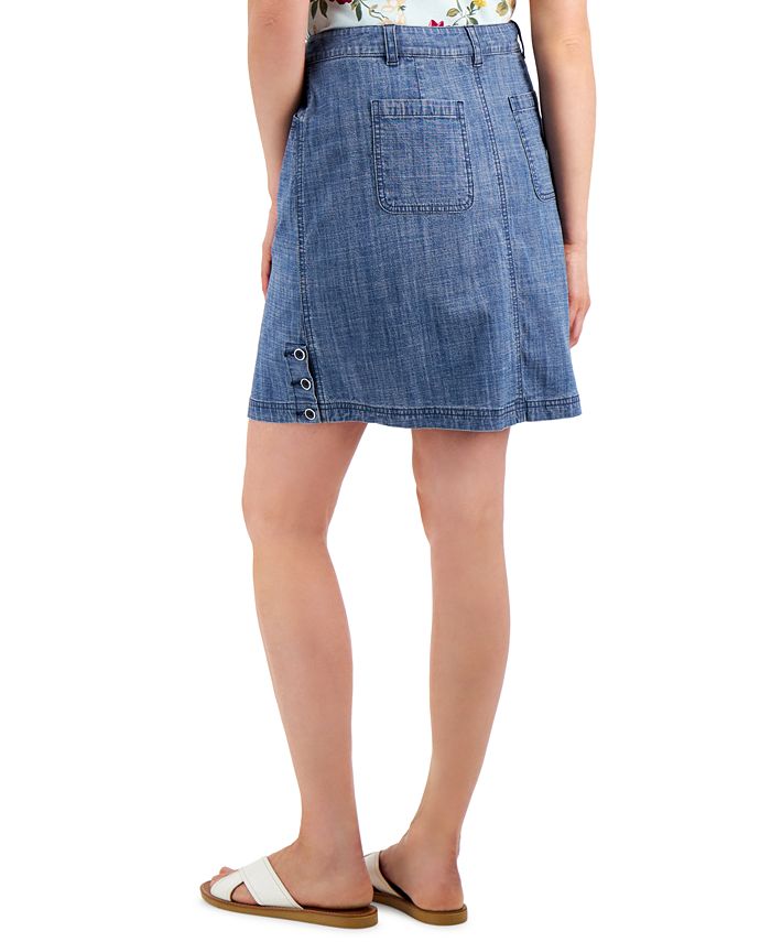 Karen Scott Chambray Skort, Created for Macy's Macy's
