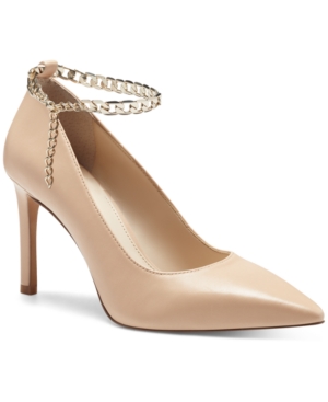image of Vince Camuto Women-s Peddya Ankle Chain Pumps Women-s Shoes