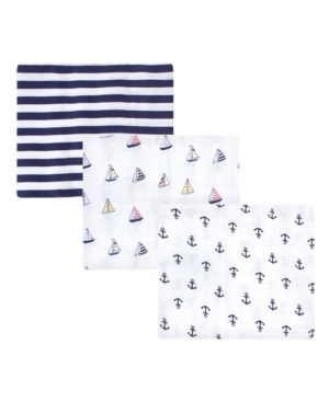 Baby Boys and Girls 3 Piece Cotton Muslin Swaddle Blankets