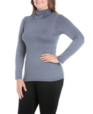 Women's Plus Size Classic Turtleneck Top