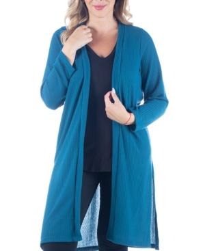 Women's Plus Size Knee Length Cardigan
