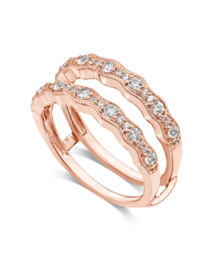 image of Diamond Enhancer Ring Guard (1/2 ct. t.w.) in 14K Rose Gold
