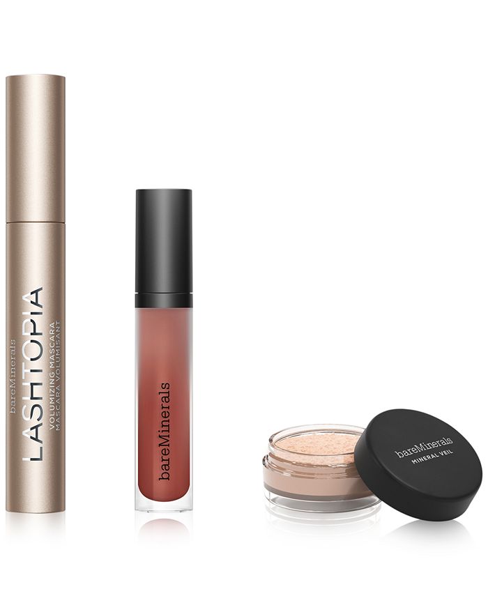 Mascara, Matte Lip Color & Finishing Powder Gift Set - Macy's