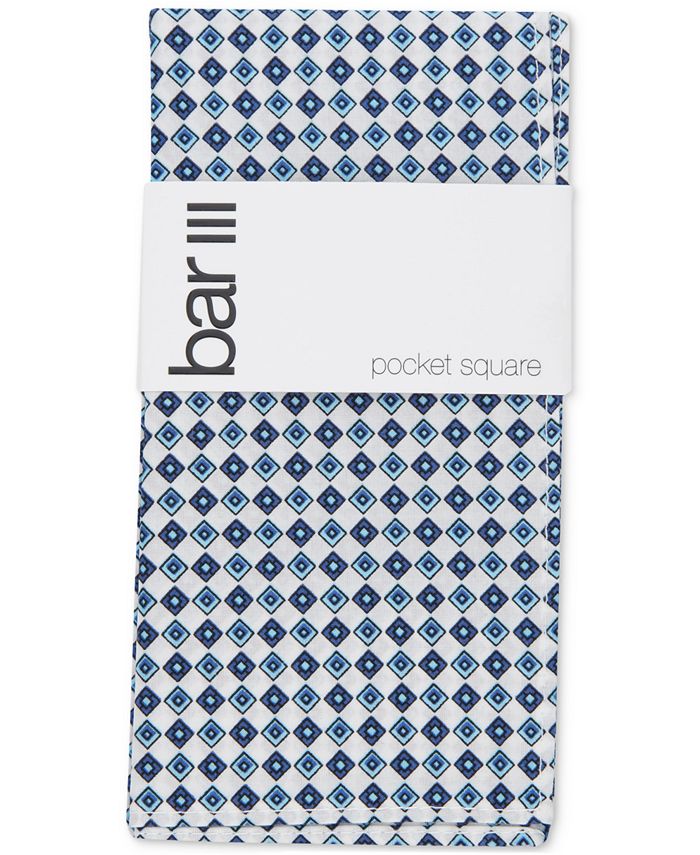 Bar III Men's Icon Neat Pocket Square, Created for Macy's Macy's