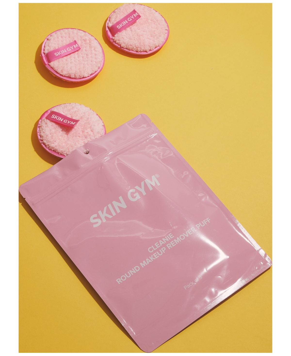 Skin Gym Cleanie Makeup Remover Puff, 3-Pk