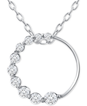 image of Giani Bernini Cubic Zirconia Journey Circle 18