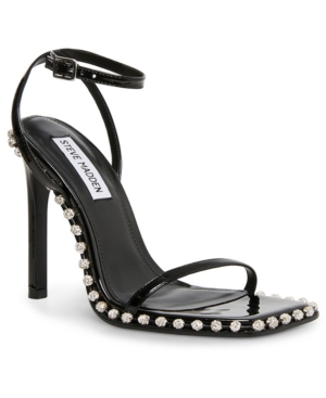 Steve Madden Women's Zelle Two-Piece Rhinestone Studded Sandals