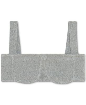 Danielle Bernstein - Straight-Neck Sweater Bralette