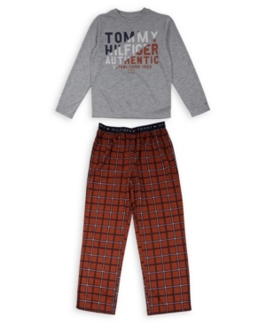 image of Big Boys Tommy Plaid Pajama Set