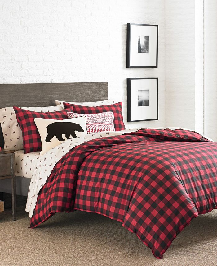 Eddie Bauer Mountain Plaid Comforter Set & Reviews Comforter Sets