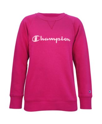 baby pink champion jumper