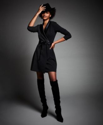 Adrianna Papell Tuxedo Sheath Dress - Macy's