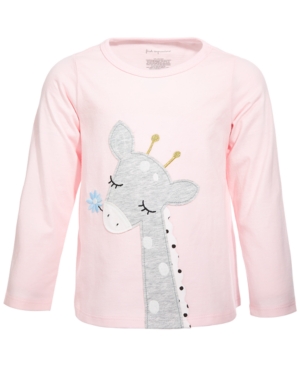 image of First Impressions Toddler Girls Giraffe Cotton T-Shirt, Created for Macy-s