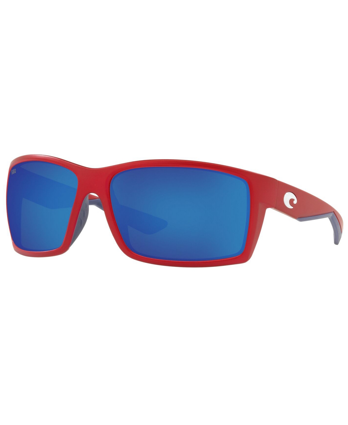 Costa Del Mar Reefton Polarized Sunglasses, 6S9007 64 - 410 MATTE USA RED