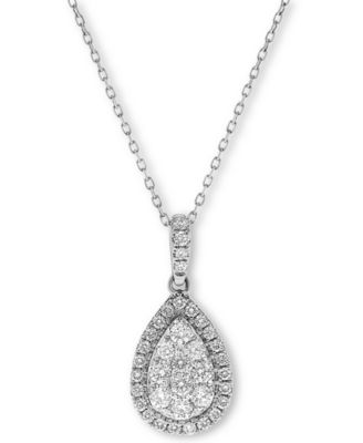 affordable diamond pendant necklace