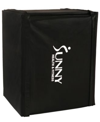 Wood Plyo Box with Removable Foam Cover, 500lb Weight Capacity and 3 in 1 Height Adjustment - 30"/24"/20"