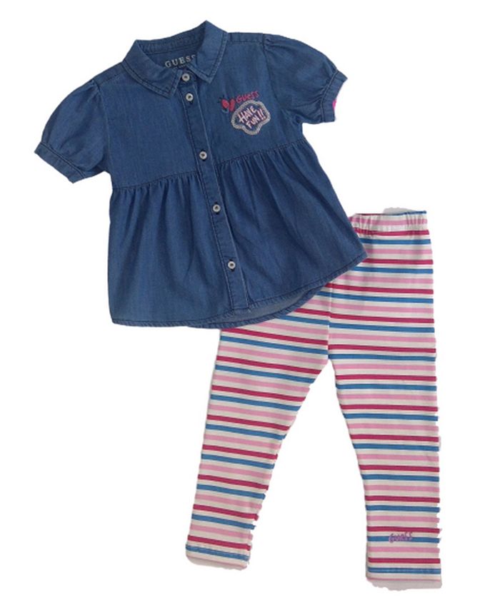Baby girl chambray on sale shirt