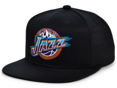 Mitchell & Ness Utah Jazz Hardwood Classics Diamond Cut Snapback Hat – Purple/Teal, Adjustable, Structured Fit - View #11