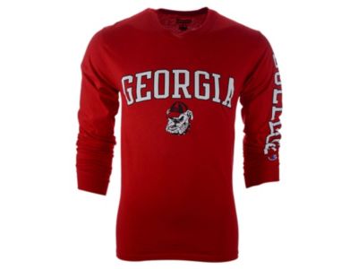 Retro Brand Georgia Bulldogs Men's Midsize Slogan Long Sleeve T-Shirt ...