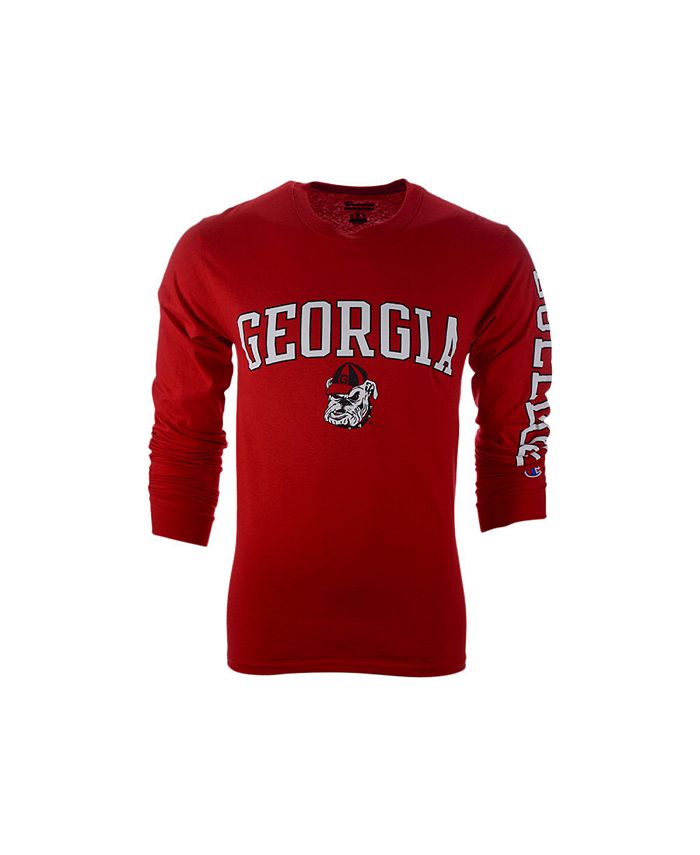 Retro Brand Georgia Bulldogs Men's Midsize Slogan Long Sleeve T-Shirt ...