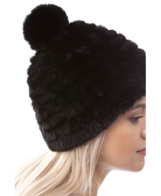 Women's Cozy Stretch Luxe Faux Fur Pom Hat