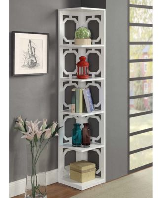 Omega 5 Tier Corner Bookcase