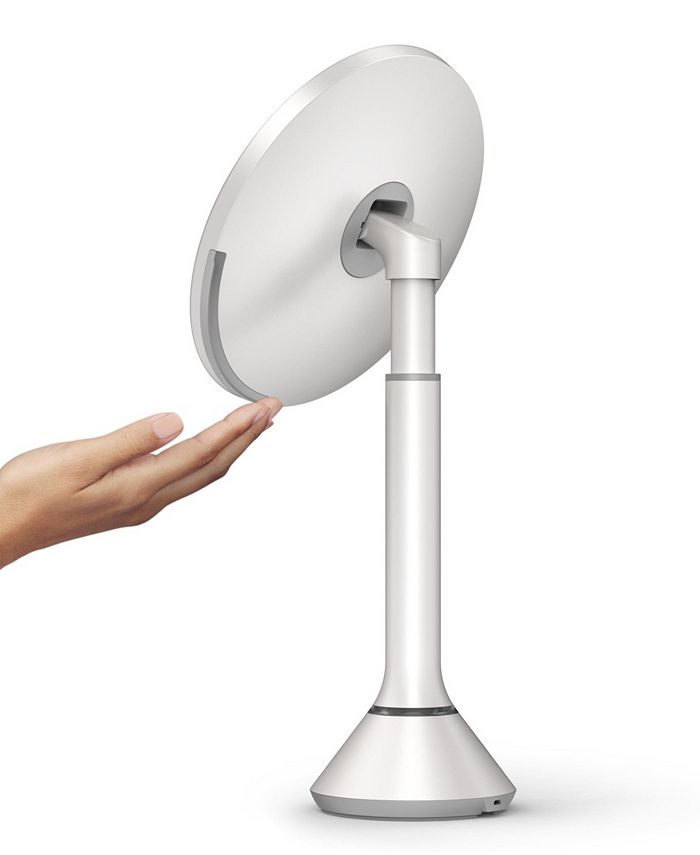 simplehuman 8" Round Sensor Makeup Mirror with TouchControl Dual Light